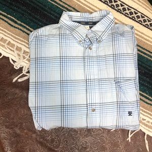 Wrangler 20X long sleeve button up.